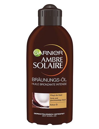 Braeunung-Oel-Ambre-Solaire-Sonnenoel-200ml-Vorderseite-Garnier-Deutschland-kl